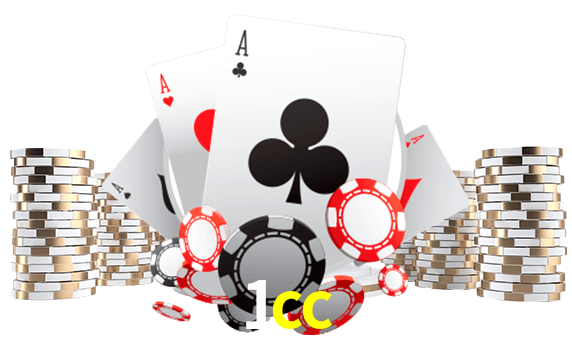 Jogue jogos de pôquer em 1cc