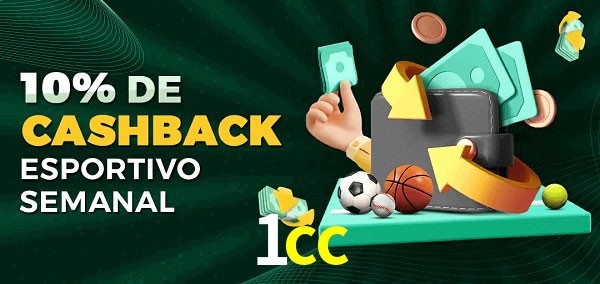 10% de bônus de cashback na 1cc
